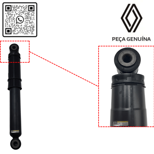 RN 800724 8200800724 AMORT. TRAS. KANGOO ELETRICA - 2